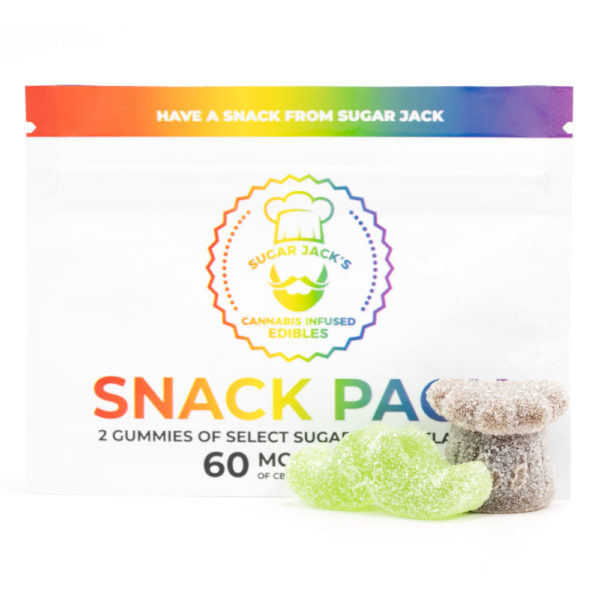 Sugar Jack's 60mg CBD Snack Pack
